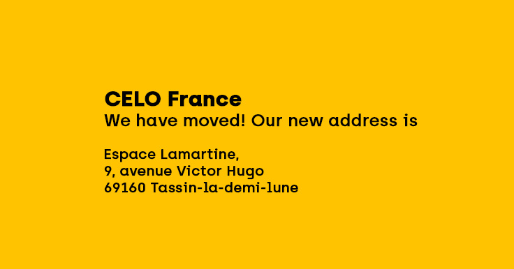 CELO France new address